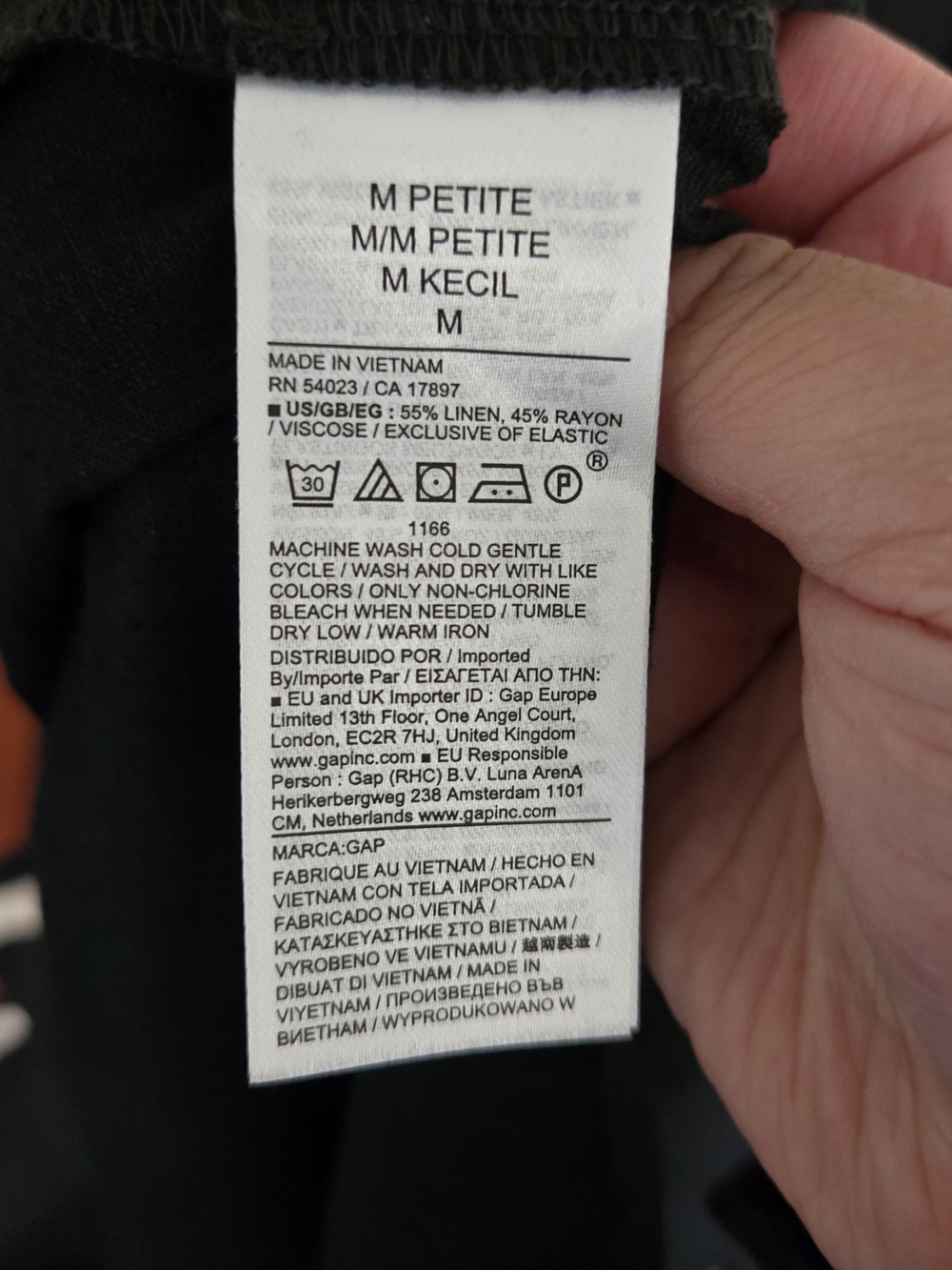 GAP Black Square-Neck Sleeveless Maxi Dress - Picture 4 of 4